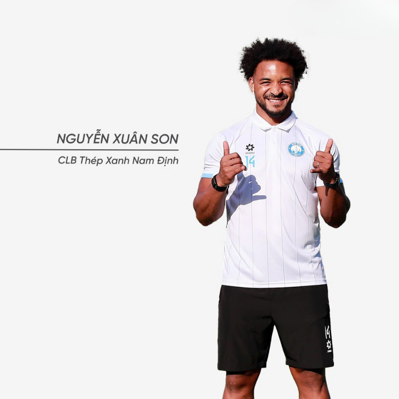 [JOGARBOLA] ÁO POLO CLB THÉP XANH NAM ĐỊNH CHÍNH HÃNG. - Ảnh 1