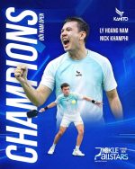 [ KAMITO ] ÁO T-SHIRP PICKLEBALL KAMITO TRẮNG XANH